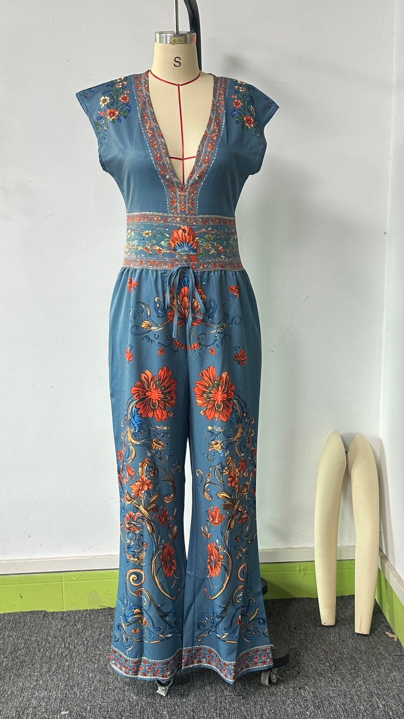 Printed Women's Jumpsuit - Image 8