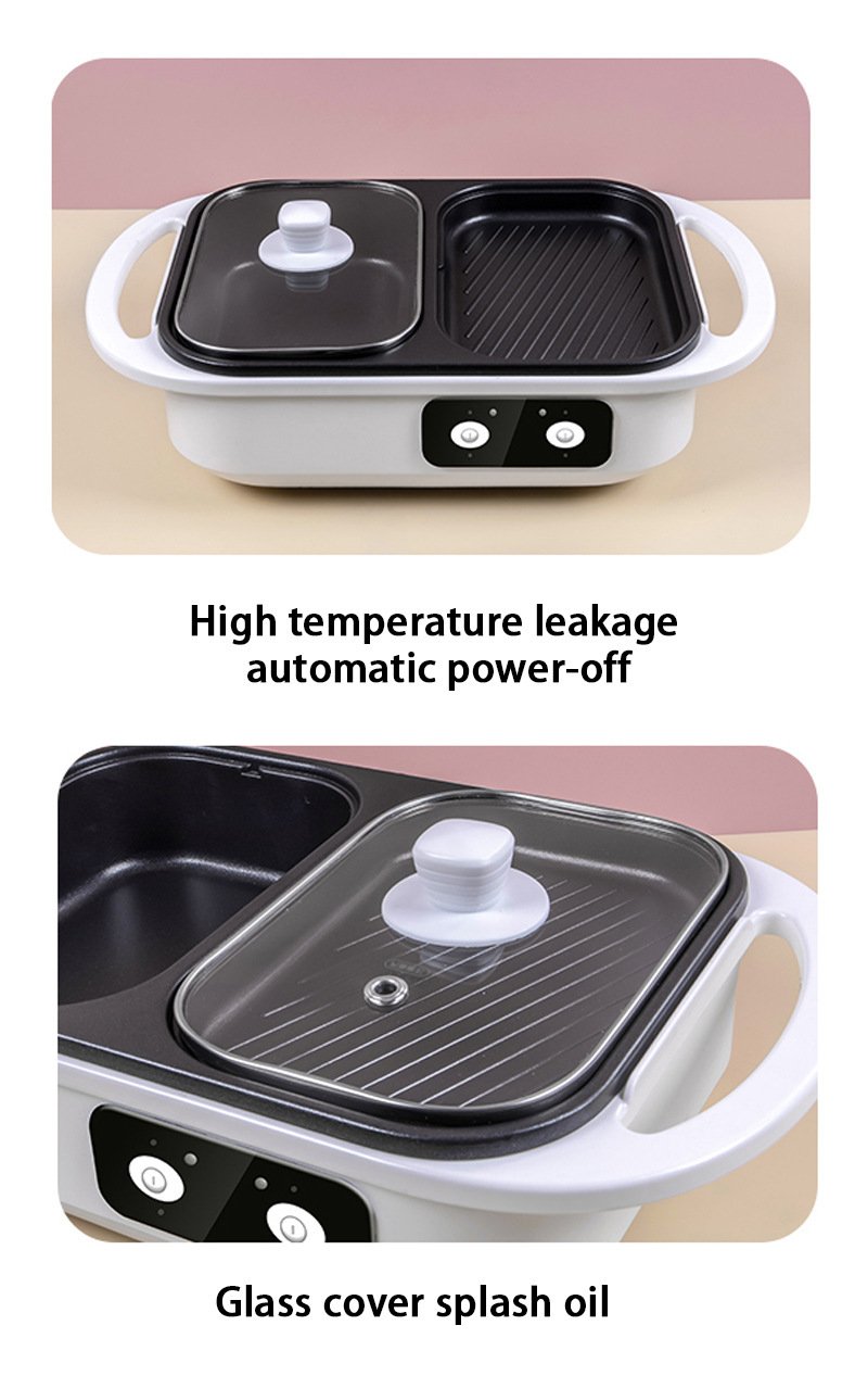 Multi-functional Dual-use Electric Caldron Electric Frying Oven - Image 4
