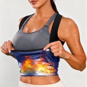 Sauna Vest For Women Sweat Waist Trainer Vest Sauna Suit Workout Tank Top For Working Out