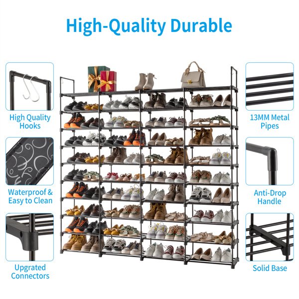 10 Layer Shoe Rack - Image 4