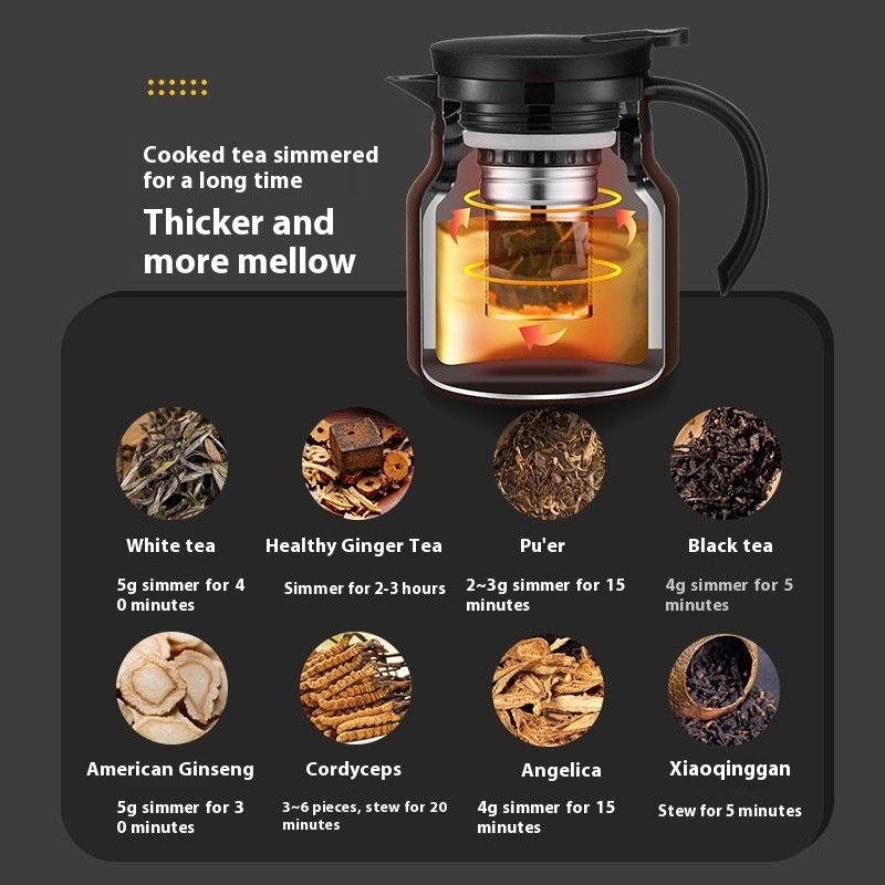 Large Capacity Tea Water Separation Tea Kettle - Image 3