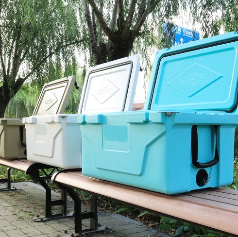 Hot Selling Blue Color 65QT Outdoor Cooler Fish Ice Chest Box Popular Camping Cooler Box - Image 9