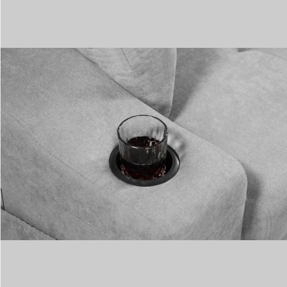 Convertible Sectional Sofa With Armrest Storage - Image 3