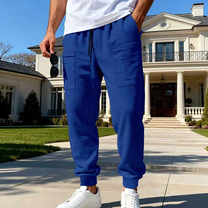 Mens Loose-fit Casual Breathable Pants - Image 3