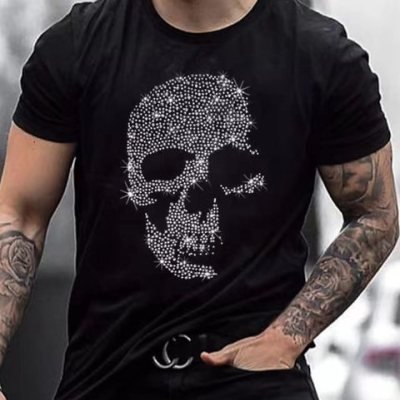 Fashionable Printed Short-Sleeve Men's Top - Image 6