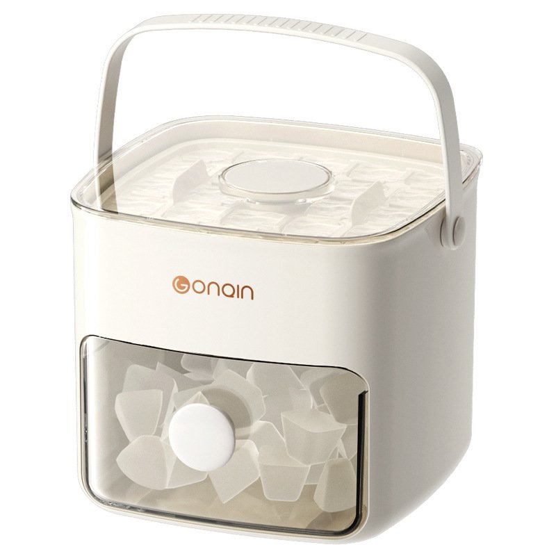 Easy-Press Lid Ice Maker Ice Storage Box - Image 2