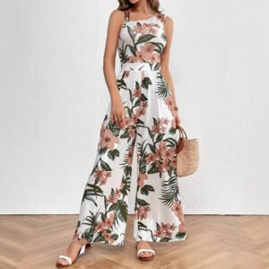 Casual Loose-fitting One-piece
