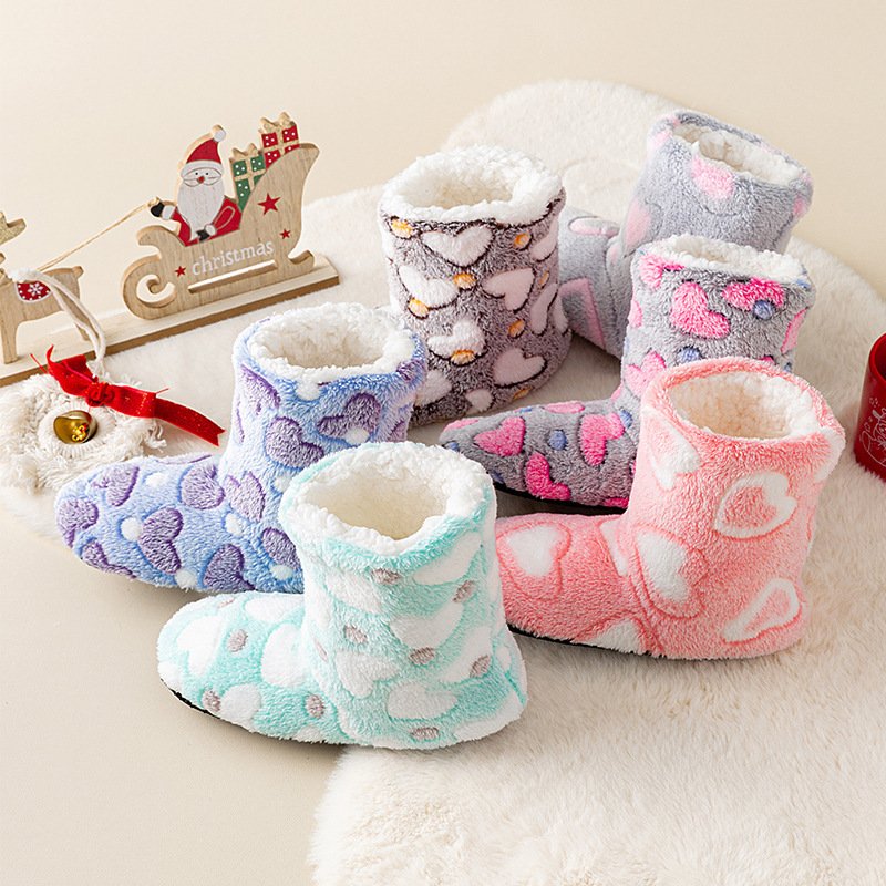 Fleece Lined Extra-thick Children House Shoes - Image 9