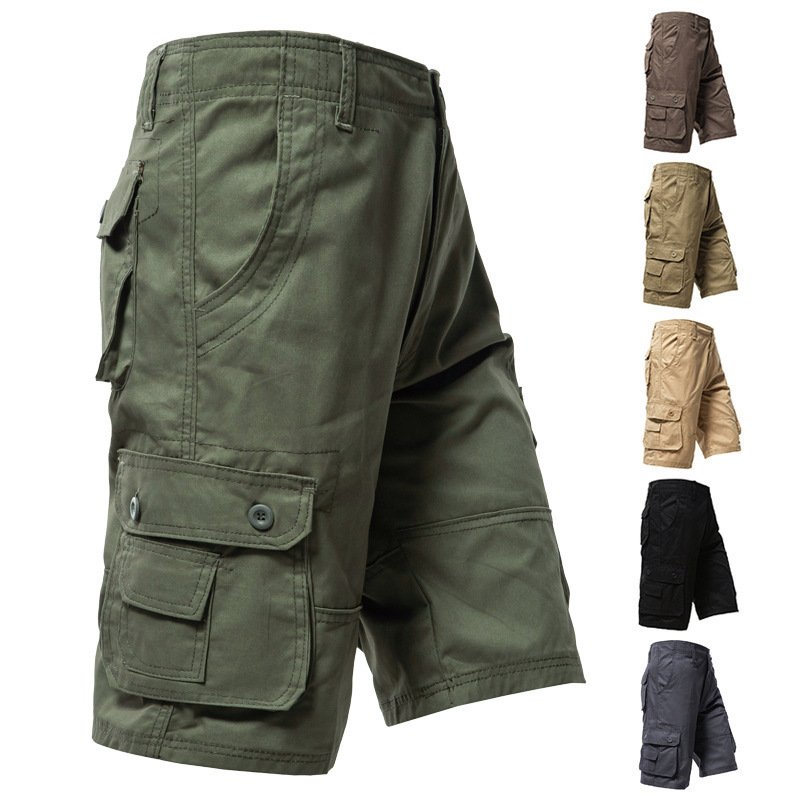 Men's Multi-Pocket Cargo Shorts