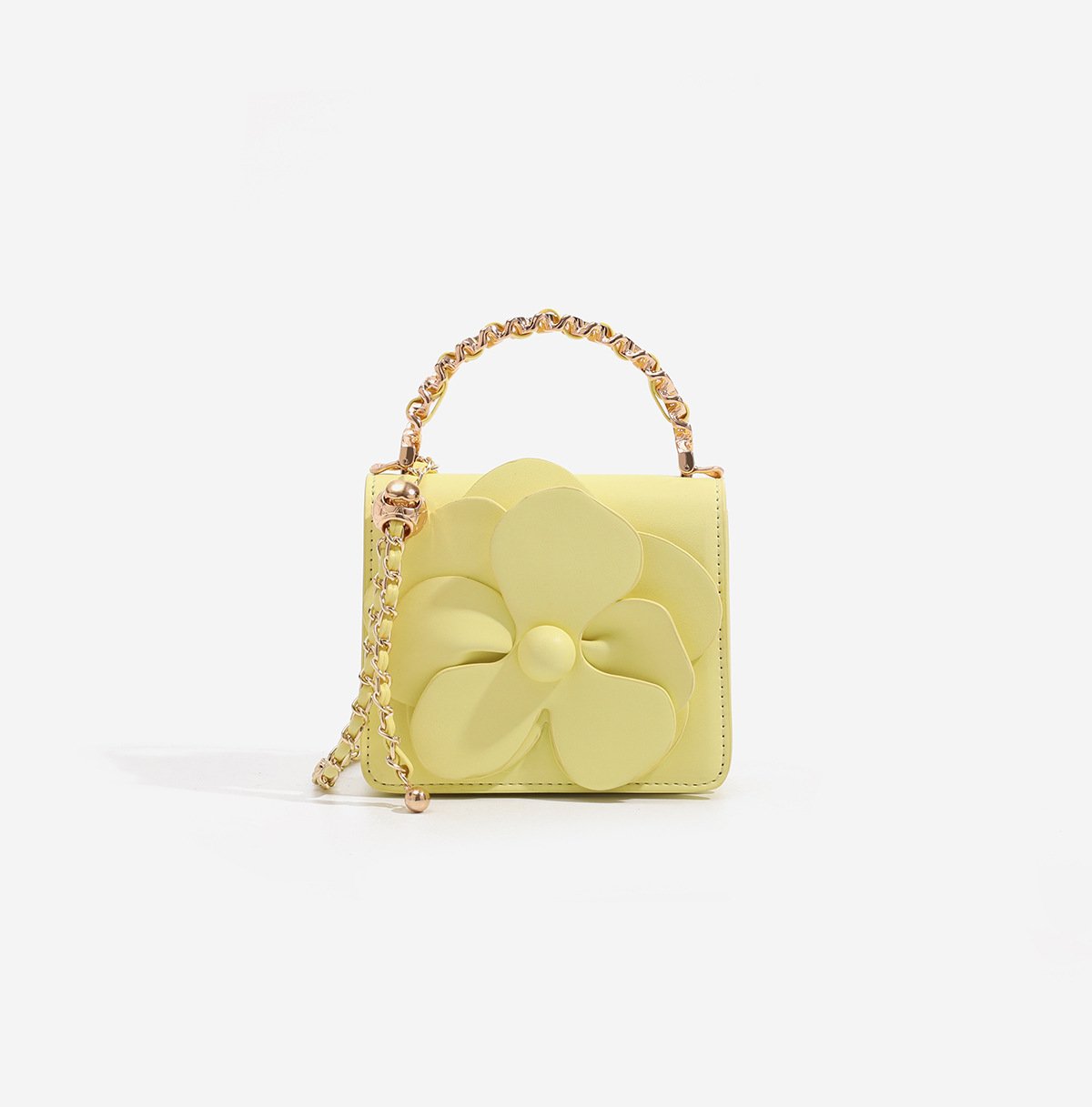 Floral Sweet Mini Square Bag For Women - Image 5