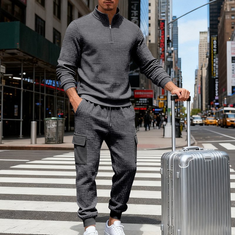 Men's Loose-Fit Casual Suit - Image 5