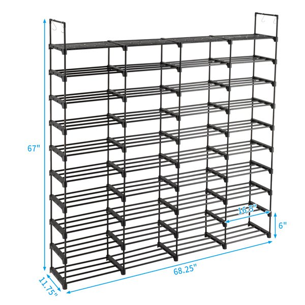10 Layer Shoe Rack - Image 9
