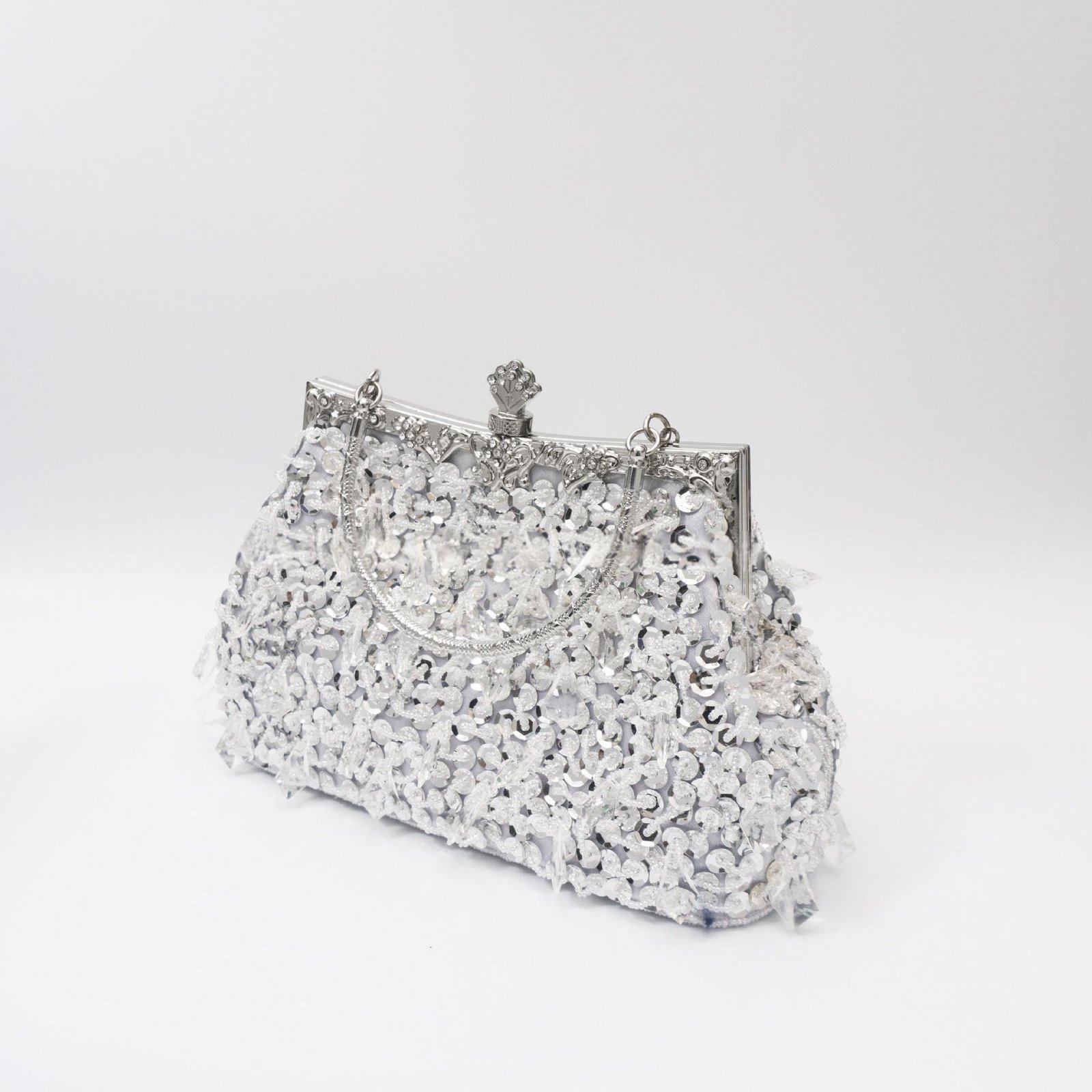 Acrylic Tassel-beaded Handbag With A Coin Purse Closure - Image 2