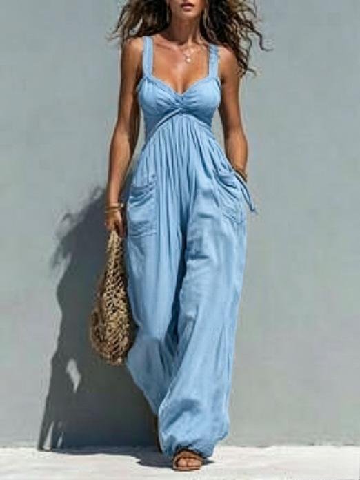 Women's Sleeveless Jumpsuit - Image 6