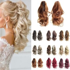 Long Wave Wrap Around Ponytail Clip In Hair