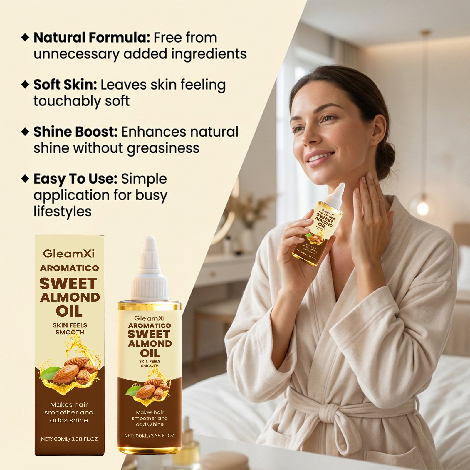 Almond Beauty Oil - Image 4