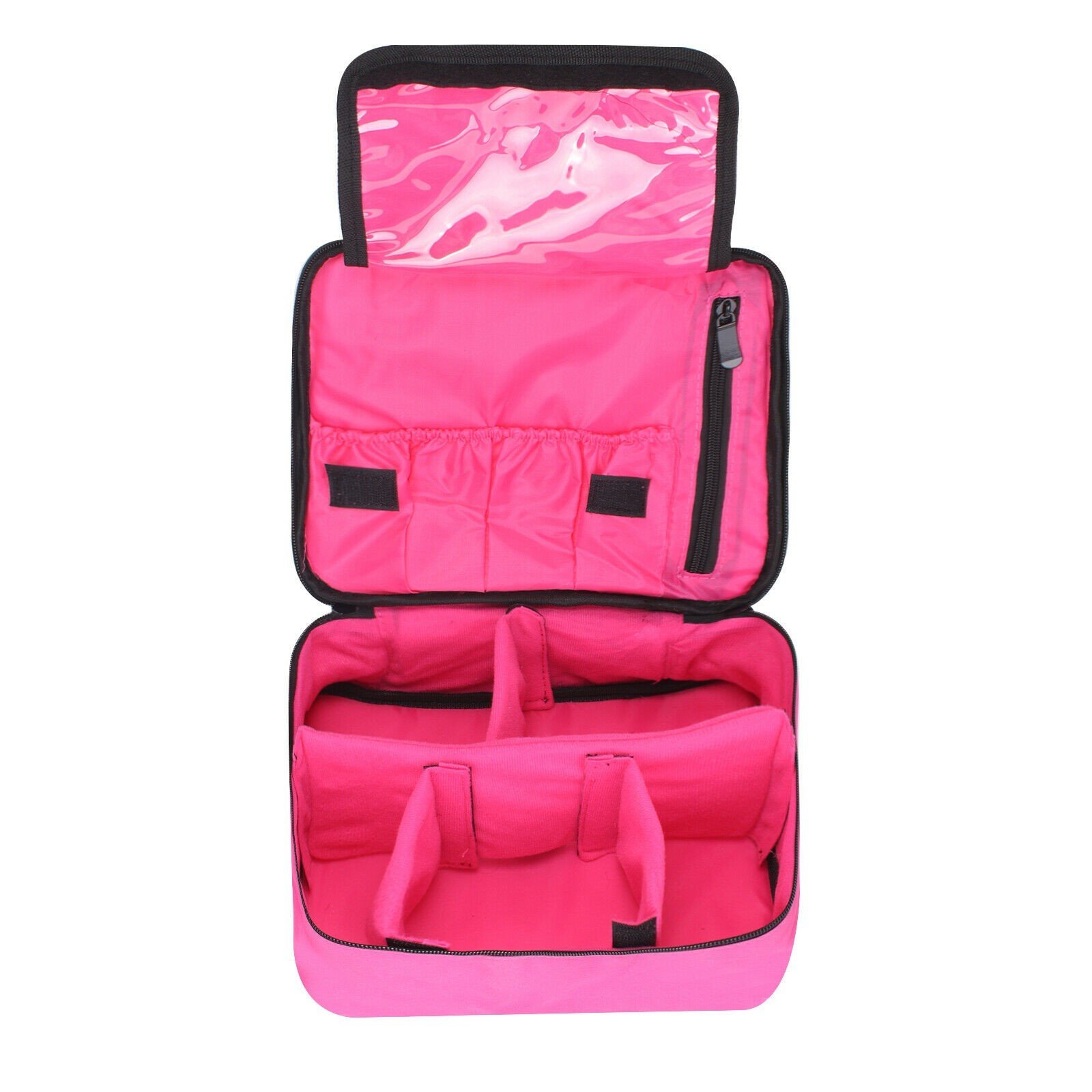 Travel Makeup Bag Cosmetic Toiletry Case Hanging Pouch Wash Organizer Storage Toiletry Cosmetic Storage Handle Washbag - Image 3
