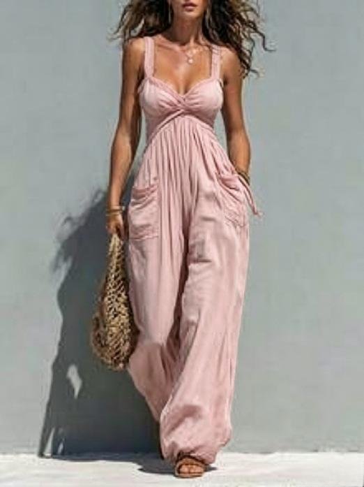 Women's Sleeveless Jumpsuit - Image 7