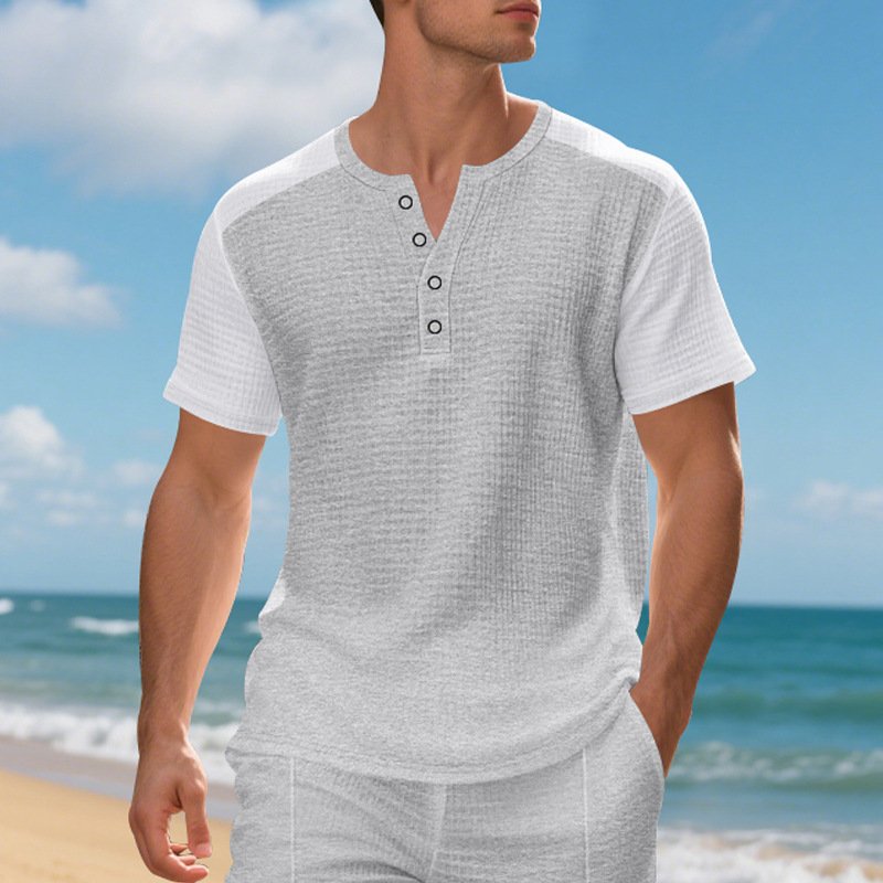 Mens Casual Short-sleeve T-shirt - Image 10