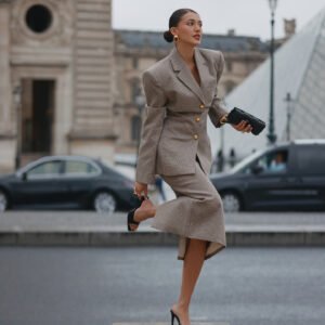 Women's Elegant Long Two-piece Skirt Set