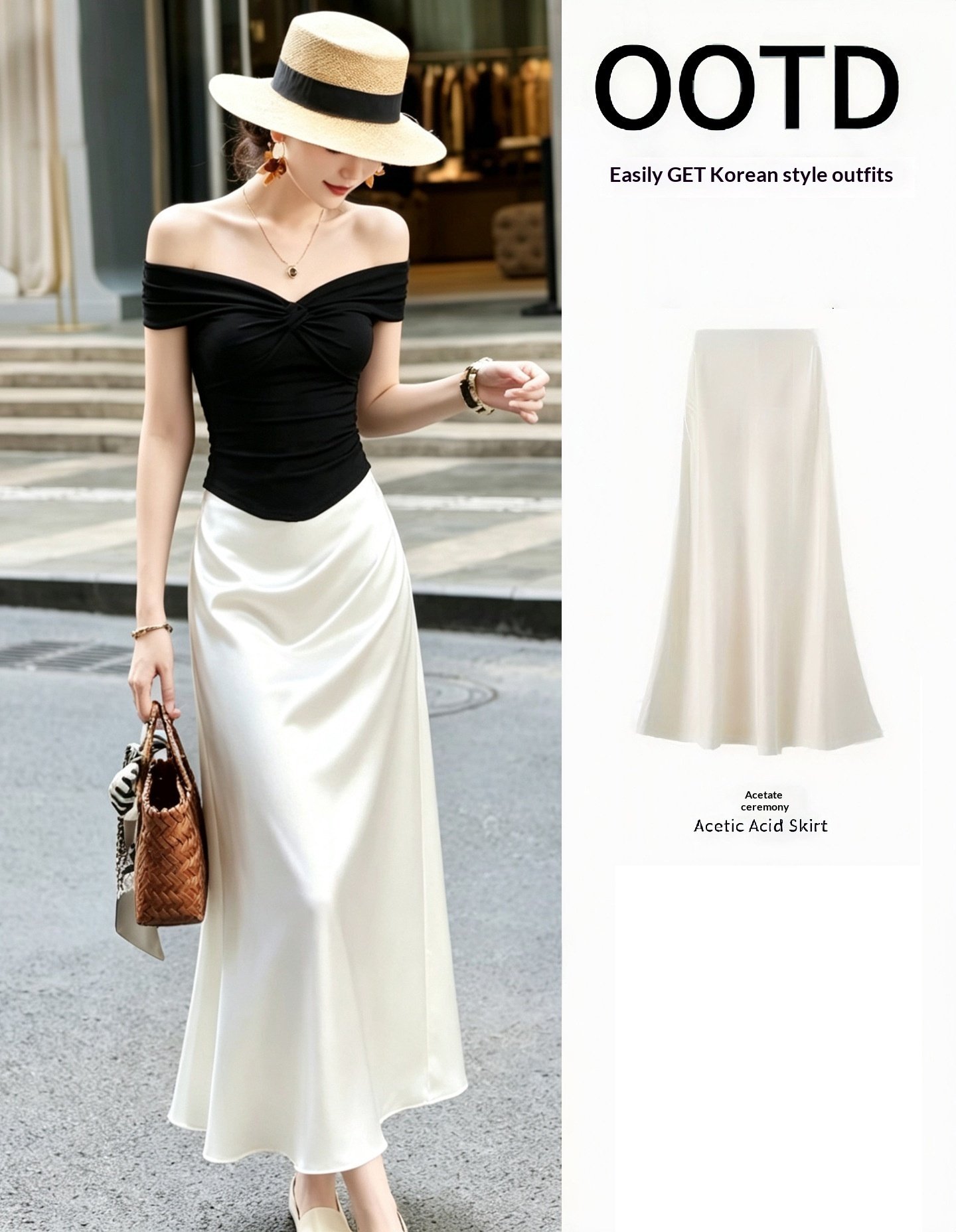 Sheen Half-Length Skirt Petite Set For Women - Image 4