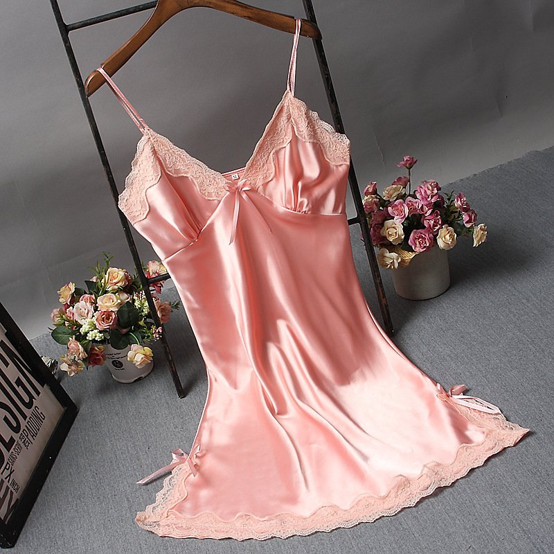 Lingerie Silk Dress Sleep Wear - Image 3