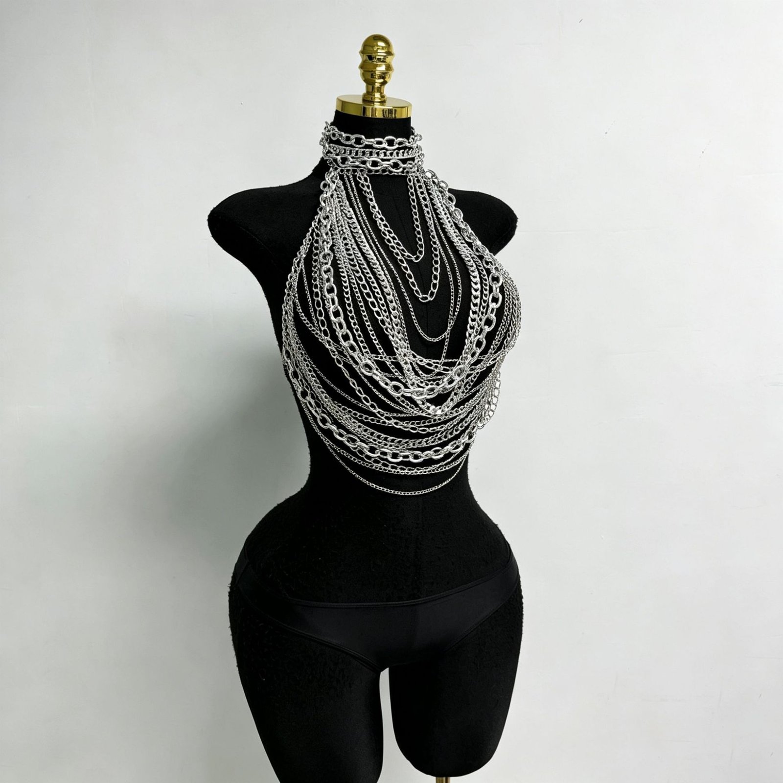 Backless Sexy Metal Chain Camisole - Image 2