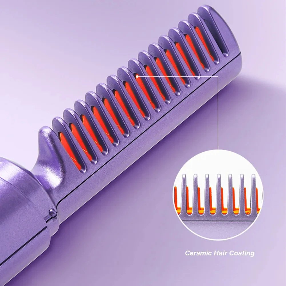 Professional Wireless Hair Straightener Comb - Image 5